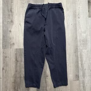 Unisex Elwood Navy Blue Heavyweight Cotton Blend Straight Sweats Sweatpants Sz M